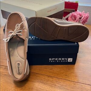 Sperry Tan Flats Moccasin-Style Loafers
